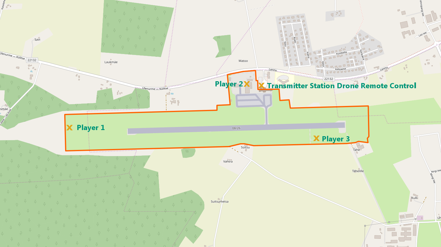 Airfield Scenario for EW Live Tartu 2019